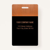 Foto für kundenspezifische Firmenlogos für Mitarbe Ausweis (Rückseite)