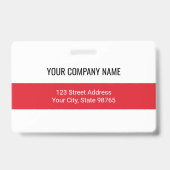 Foto für kundenspezifische Firmenlogos für Mitarbe Ausweis (Rückseite)