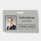 Foto für kundenspezifische Firmenlogos für Mitarbe Ausweis (Vorderseite)