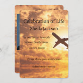 Foto für kundenspezifische Kommerzielle Pilotluftl Einladung (Vorne/Hinten)