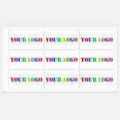 Foto für kundenspezifische Logo-Werbezeichen Etiketten (Blatt)