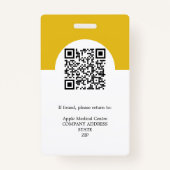 Foto für kundenspezifische Logos Ausweis (Rückseite)