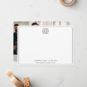 Foto für kundenspezifische Logos Firmenname Geschä Mitteilungskarte (Vorderseite/Rückseite Beispiel)