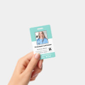 Foto für kundenspezifische Mitarbeiter, Barcode-Lo Ausweis (Handheld)