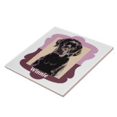 Foto für Labrador-Muster Fliese (Seite)