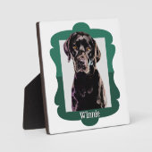 Foto für Labrador-Muster Fotoplatte (Vorderseite)