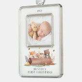 Foto für Landtiere Rahmen-Ornament Silber (Links)