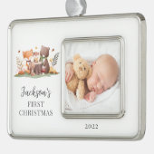 Foto für Landtiere Rahmen-Ornament Silber (Links)