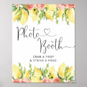 Foto für Lemon und Floral Wedding Poster (Vorne)