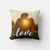 Foto für Liebe-Skriptüberlagerung Kissen (Vorderseite)