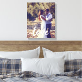 Foto für Liebe-Skriptüberlagerung Leinwanddruck (Insitu (Schlafzimmer))