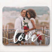 Foto für Liebe-Skriptüberlagerung Mousepad (Vorne)