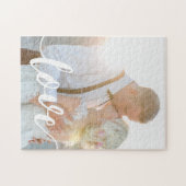 Foto für Liebe-Skriptüberlagerung Puzzle (Horizontal)