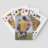 Foto für Lieben Personalisiert Spielkarten (Rückseite)
