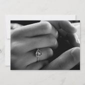 Foto für lila Hochzeiten und Goldhochzeiten Save t Save The Date (Rückseite)