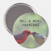 Foto für männliche und weibliche Kardinäle Magnet (Vorderseite/Rückseite)