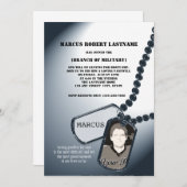 Foto für Militärhunde Einladung (Vorne/Hinten)