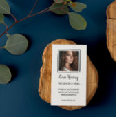 Foto für Minimalistische Linien Telefonnummerkarte