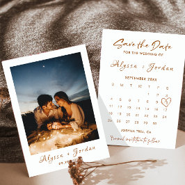 Foto für Minimalistische Save the Date Kalendervor Einladung