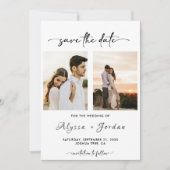 Foto für Minimalistische Save the Date Vorlage (Vorderseite)