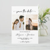 Foto für Minimalistische Save the Date Vorlage (Stehend Vorderseite)