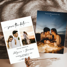 Foto für Minimalistische Save the Date Vorlage