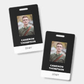 Foto für Mitarbeiter des benutzerdefinierten Perso Ausweis (Front & Back)