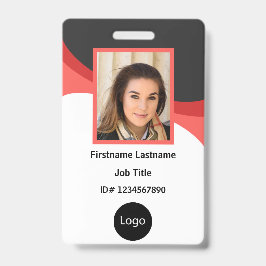 Foto für Mitarbeiter in Rot- und Schwarzunternehme Ausweis