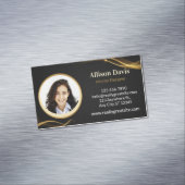 Foto für Mitarbeiter Magnetische Visitenkarte (Beispiel)