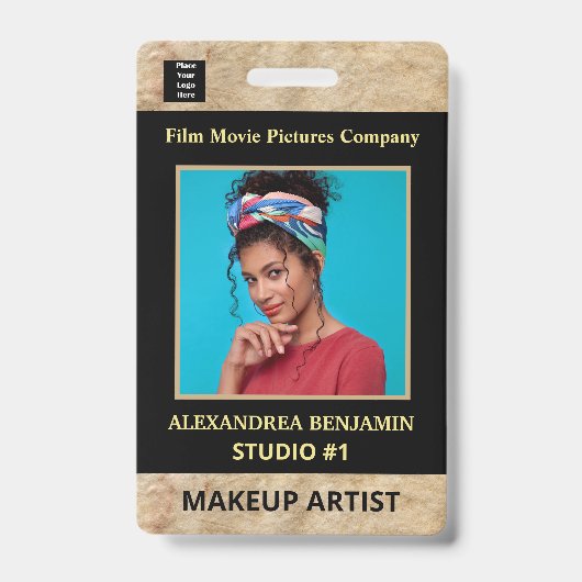 Foto für Mitarbeiter von Unternehmen Ausweis (Vorderseite)