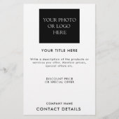 Foto für moderne Firmenlogos Flyer (Vorne)