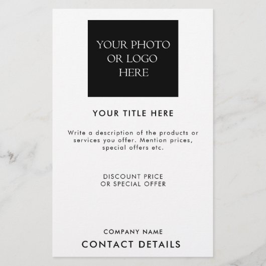 Foto für moderne Firmenlogos Flyer (Vorne)