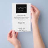 Foto für moderne Firmenlogos Flyer (Handgriff)