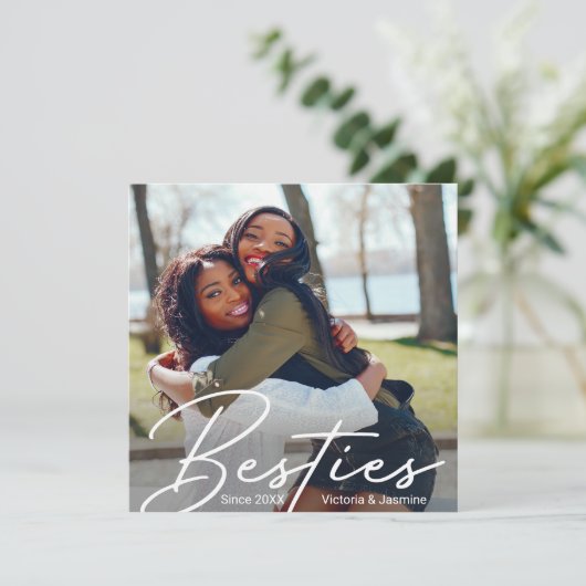 Foto für moderne Freundschaft (Stehend Vorderseite)