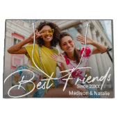 Foto für moderne Freundschaft Große Geschenktüte (Vorderseite)