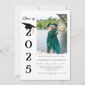 Foto für moderne Kalligrafie - Abschluss Einladung (Vorderseite)