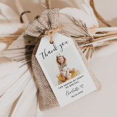 Foto für moderne Kinder Geburtstag Geschenkanhänger