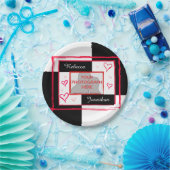 Foto für moderne Liebe Pappteller (Party)