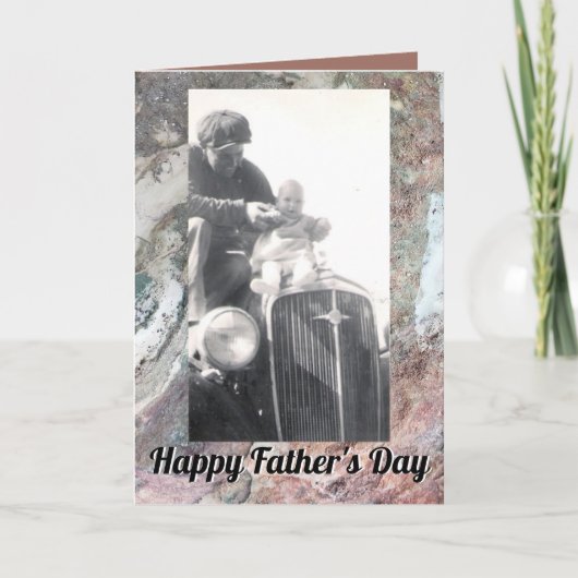 Foto für Naturrockfarben Karte (Vorderseite)