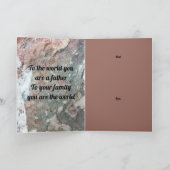 Foto für Naturrockfarben Karte (Innenseite)