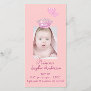 Foto für neue Babys - Ankündigung