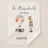 Foto für niedliche benutzerdefinierte Familie Sherpadecke (Vorderseite)