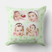 Foto für Niedliche grüne Babynamen Kissen (Vorderseite)