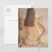 Foto für niedliche Unterwäsche Postkarte (Vorne/Hinten)