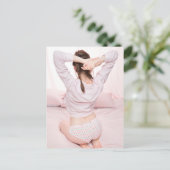 Foto für niedliche Unterwäsche Postkarte (Stehend Vorderseite)