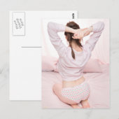 Foto für niedliche Unterwäsche Postkarte (Vorne/Hinten)