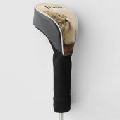 Foto für personalisierte Begleiter und Text Golf Headcover (angewinkelt)