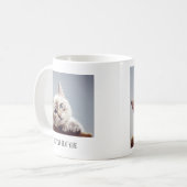 Foto für personalisierte Begleiter und Text Kaffeetasse (Vorderseite Links)