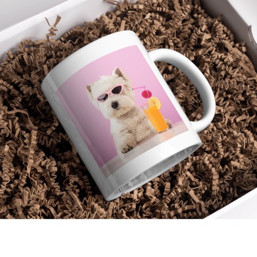 Foto für personalisierte Begleiter und Text Kaffeetasse