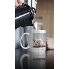Foto für personalisierte Begleiter und Text Kaffeetasse